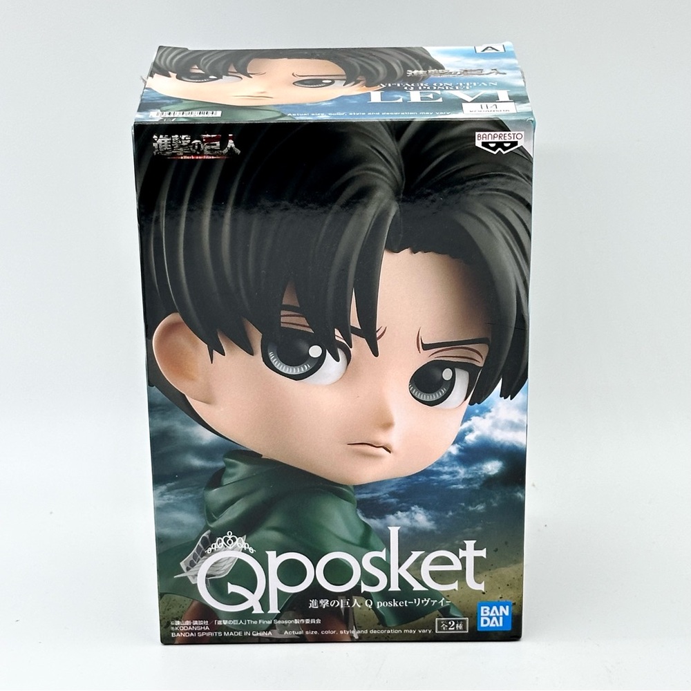 Banpresto Qposket Figure - Attack On Titan - Levi (Version A) Statue